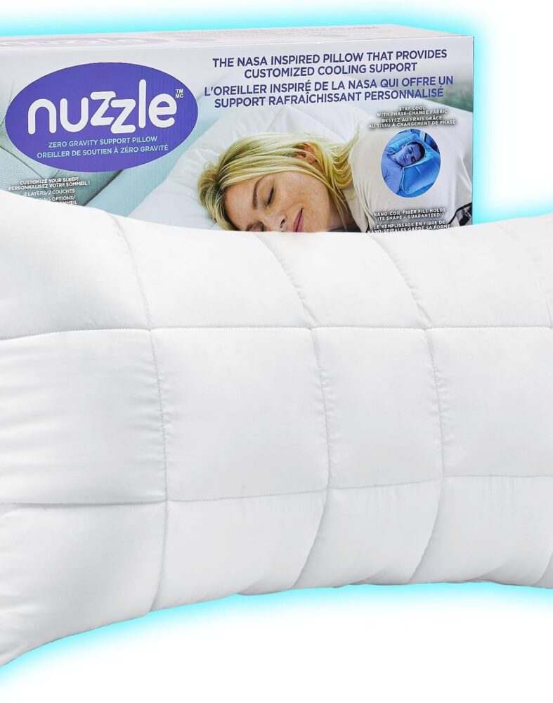 Nuzzle Pillow Queen Adjustable Neck Pillow,Soft Luxury Hotel Feel