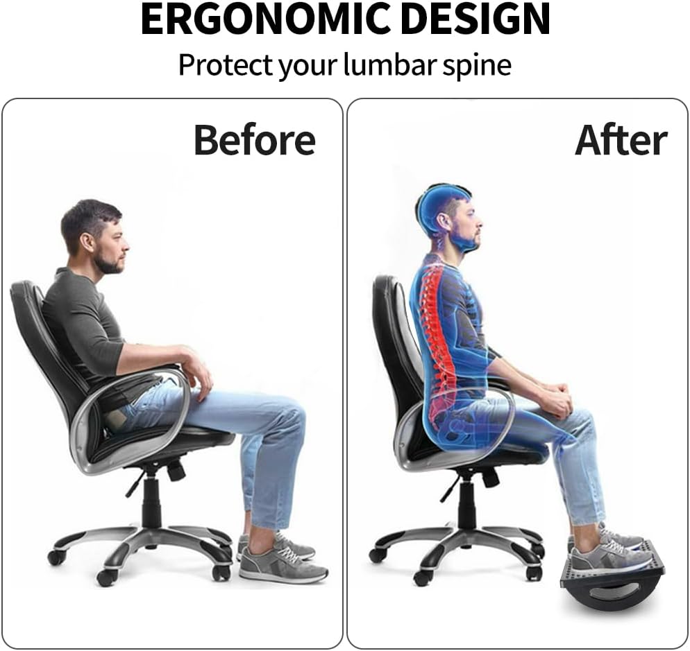 CasaZenith Foot Rest Under Desk at Work, Foot Stools for Under Office Desk - Image 4