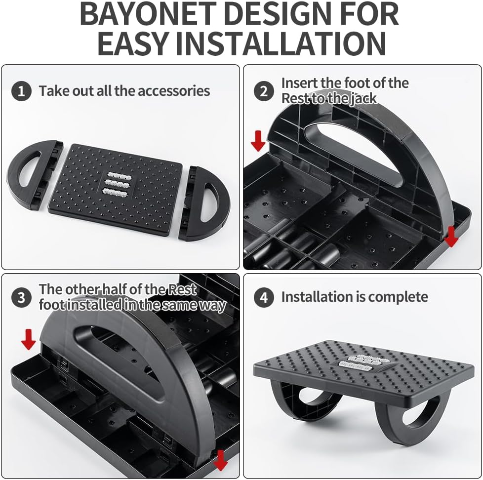 CasaZenith Foot Rest Under Desk at Work, Foot Stools for Under Office Desk - Image 7