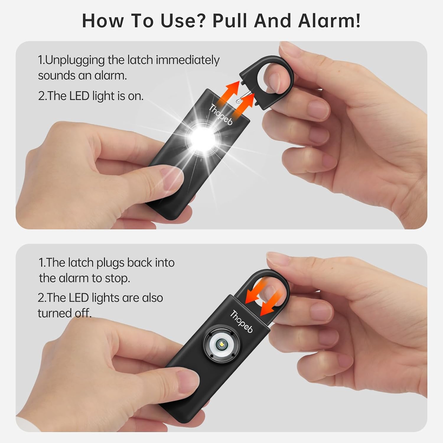 Personal Safety Alarm for Women – Superior Loud Siren & SOS Strobe - Image 6
